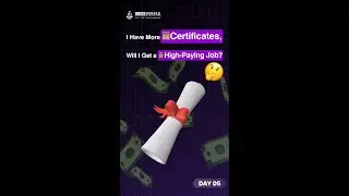 Certificate = High paying Job ? Day 5/100