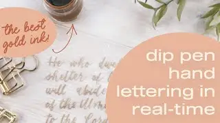 What kind of lettering is your favorite?! | Letter With Me Dip Pen Calligraphy