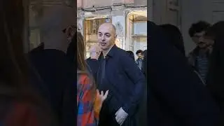 L'artista Nico Vascellari all'opening della sua mostra 'Pastorale' a Palazzo Reale Milano