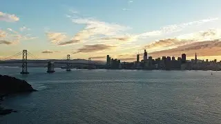 San Francisco, Treasure Island, drone shots