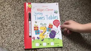 Wipe-Clean Starting Times Tables ✖️ Usborne Books & More