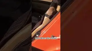 Discovering the Car's Unique Door Mechanism