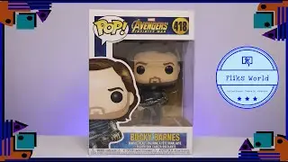 Funko Pop! #418 - Avengers : Infinity War - Bucky Barnes [64] #100secfunkopop  #fliksworld #bucky