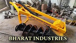 Post Hole Digger Machine | Earth Auger | Bharat Industries