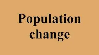 Population change