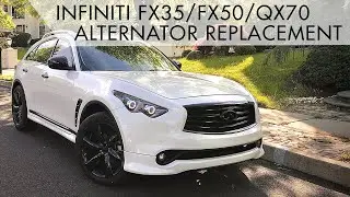 HOW TO REPLACE ALTERNATOR/BELTS (INFINITI FX35/FX50/QX70)