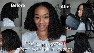 Natural hair care pt 2 |stretch your twists quick & Easy for more length  using the revair  