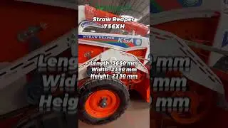 🚜 KSA 756 XH Straw Reaper &ndash; The Power of Precision! 🌾
