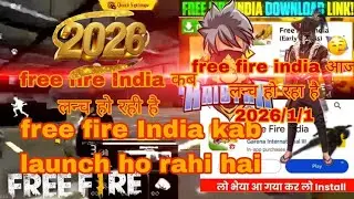 Free Fire India Launch Date Confirm? 😍 | MS Dhoni (Thala) Is Back! 🇮🇳 #FreeFireIndia