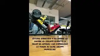 Pressa a 45 gradi tecnogym fermo 1 ed altezza schienale 4 ( 4 serie x 10 ripetizioni 320 kg ) gambe