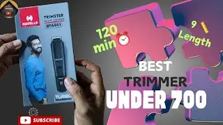 Unboxing HAVELLS BT4441 Trimmer 120 min Runtime 9 Length Settings (Black) || Budget Friendly Trimmer