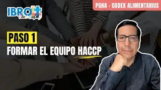 Paso 1: Formar el equipo HACCP