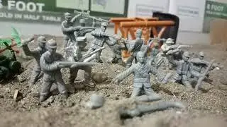 The new Army ( Army Men Stop Motion| Green Army Men Productions