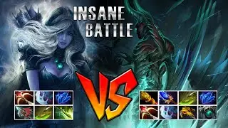 Insane battle Drow ranger full items vs terrorblade full items - Godadico Dota