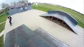 Aidan north Kickflip Thame Skatepark