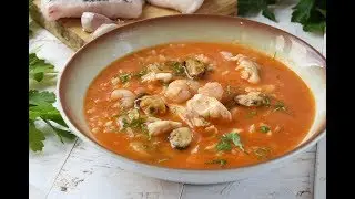 Sopa de pescado casera y fácil TE ENCANTARÁ