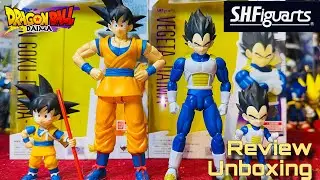 S.H. Figuarts Dragon Ball Daima Son Goku & Vegeta Action Figure Review Unboxing 