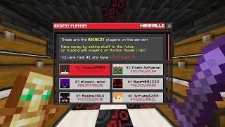 How I became the richest player🤑 - Mineville lifesteal Megasmp