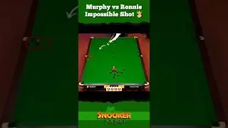 Murphy vs Ronnie |Impossible shot|#shorts #youtubeshorts #trending #snookermatch #ronnie #billiards