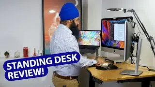 Fully Jarvis Standing Desk Review (48x30 Bamboo Top)  // The BEST Standing Desk for Home Office