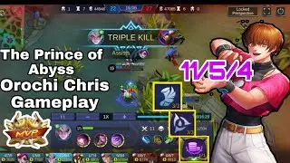 Dyrroth Epic Comeback Gameplay 2019 | KOF Orochi Chris Skin | Mobile Legends |