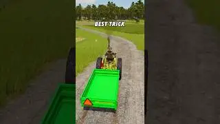 The Most INSANE Trick In Farming Simulator 25#fs25 #farming #farmingsimulator25
