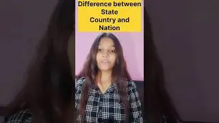 Difference Between State, Nation and Country 🇮🇳