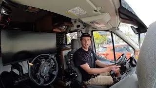 DIY Van Life Gaming Build with Racing Simulator