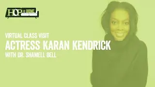 Actress Karan Kendrick with Dr. Shamell Bell