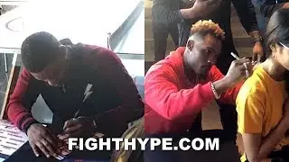 ERROL SPENCE & JERMELL CHARLO MAKE FANS' DAY; DRAW CROWDED LINE AT FANNIVERSARY IN TEXAS
