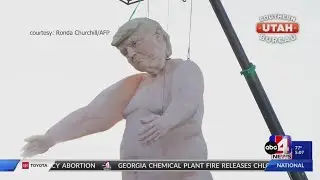 Massive statue of nude Donald Trump set up near Las Vegas