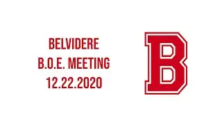 Belvidere B.O.E. Meeting 12.22.2020