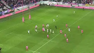 TOP 14 - Essai de L&eacute;o BARRE (SFP) - Stade Fran&ccedil;ais Paris - Castres Olympique