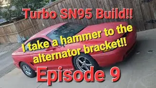Alternator bracket meets my hammer!! Thirty Minute Mechanic - Ep. 9 Budget Turbo Mustang