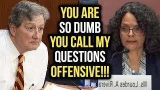 Senator Kennedy CLASHES with Democrat Witness Who Thinks His Questions are OFFENSIVE