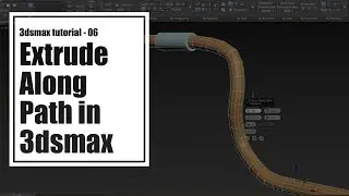 3D Modelling Tutorial - Extrude Along path (3dsmax)
