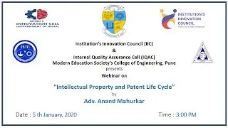 Glimpses: Intellectual Property and Patent Life Cycle