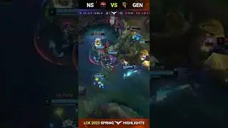 NS VS GEN | LCK Spring 2023 W6 D1 Highlights | #lck #leagueoflegends #shorts