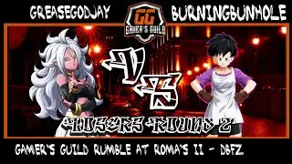 Gamer's Guild Rumble at Roma's II: DBFZ - GreaseGodJay vs BurningBunHole