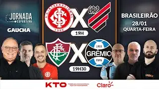 AO VIVO: INTER x ATHLETICO | FLUMINENSE x GRÊMIO | BRASILEIRÃO | JORNADA DIGITAL | 28/01/2026