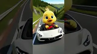 Cartoon Duck&rsquo;s Relaxing Mountain Drive | Little Duck World