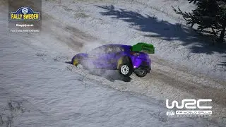 Flat Out on Snow ❄️ | Ford Puma Rally1 | Rally Sweden | Cockpit View