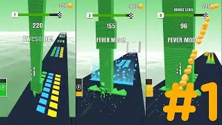 Stack Colors - Gameplay Part 1 - Tutorial (iOS, Android)