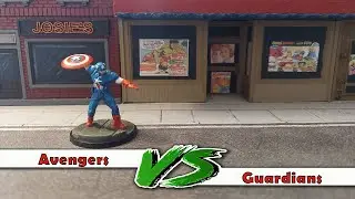 Avengers v Guardians of the Galaxy  -Marvel Crisis Protocol Battle Report ep 35
