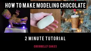 How to Make Modeling Chocolate (Easy 2-minute tutorial)
