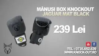 Colecția Jaguar Mat Black  M&acirc;nuși si tibiere