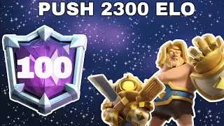 PUSH TOP 100 LADDER WITH HERO GIANT - CLASH ROYALE 