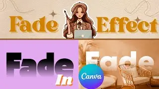 Fade Text Effect In Canva | Easy hack to follow for create standout poster design ‼️