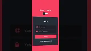 login signup form with flip using animation HTML and CSS