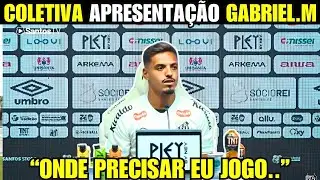 FOME DE JOGO MOSTROU QUE QUER JOGAR! OLHA O QUE GABRIEL MENINO FALOU NA COLETIVA DE APRESENTAÇÃO